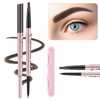 TurritopsisD Eyebrow Pencil, Brow Pen Dual-ends Thick & Fine Tip