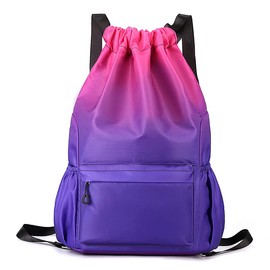 WHENZOO Drawstring Bags, Swimming Bags for Girls Waterproof Swimming Beach Backpack Large Drawstring Sackpacks Bags for School Gym Sports Travel Swimming