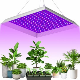 LED Grow Lights, Grow Lights for Indoor Plants Full Spectrum, Hanging Seed Starting Seedlings Vegetable Growing Lamps 3000 Lumen