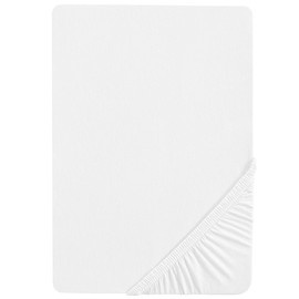 roba Safe Asleep® Fitted Sheet 60 x 120 - 70 x 140 cm - Baby Bed Sheet for Children's Mattresses - Organic Cotton - GOTS and Oeko-Tex Standard 100 - White