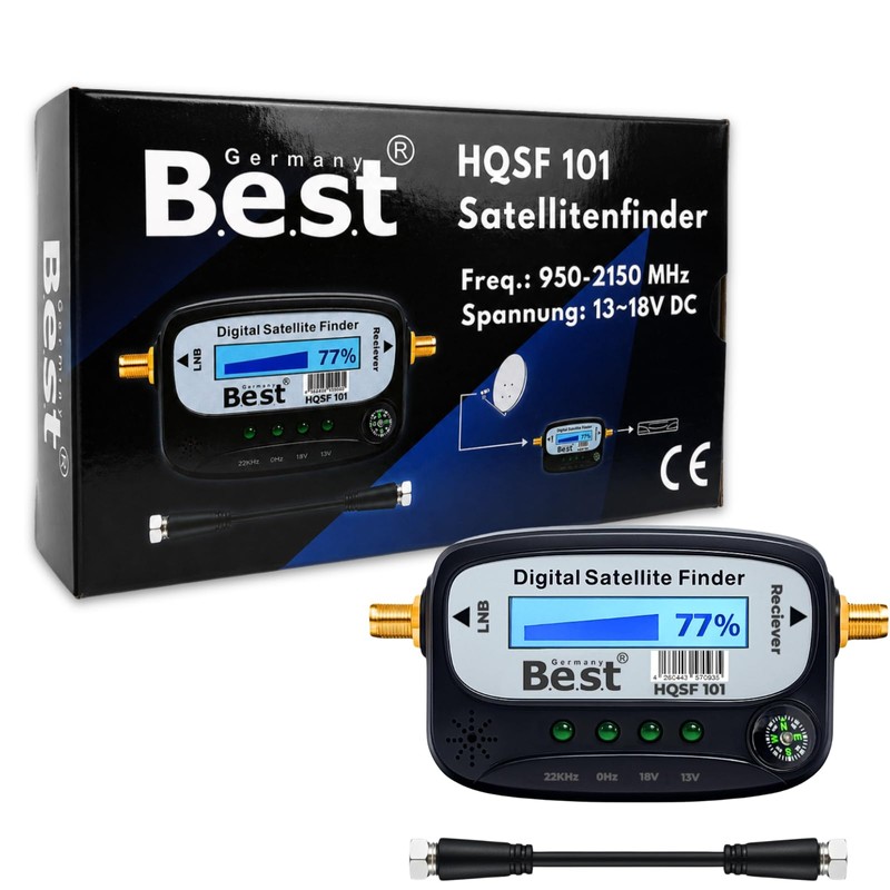 Digital Satellite Finder LCD Compass Astra Hotbird Meter