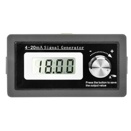 Samfox 4-20mA Signal Generator, 3-21mA Adjustable High Precision DC Current Analog Simulator Two-Wire Transducer Test Signal Generator DIY Kit JS-420ISG-V2