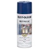 Rust-Oleum 7251830-2PK Stops Rust Metallic Spray Paint, 2 Pack, Cobalt