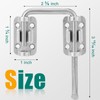 HBL' Sliding Glass Door Lock Patio Sliding Door Loop Lock