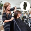 HOMSFOU Delantal de Peluquería Estampado Floral Amarillo de Poliéster Corte