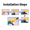 Wood Carving Chisel Set Change Angle Grinder Into Electric Chisel