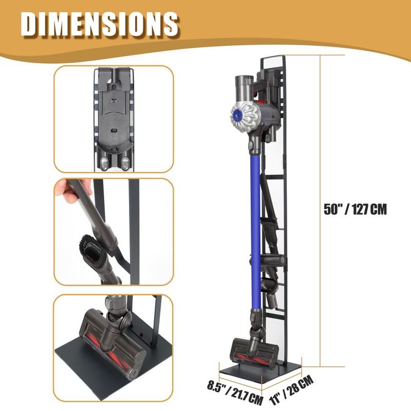 BRIGHTSHOW Vacuum Stand for Dyson V15 V11 V10 V8 V7