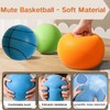 WEJOY Silent Basketball Size 5-8.27" Quiet Basketball Dribbling Indoor,High-Density Foam