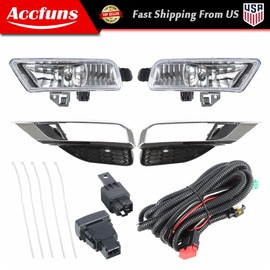 munirater Fog Lights Assembly w/Wiring+Switc
