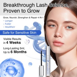 Advanced Lash Serum,Eyelash Serum for Longer Eyelashes and Eyebrows, Lash Enhancing Serum With Natural Formula Vegan & Cruelty A Escolha by BEPHOLAN (5mL)