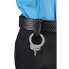JAY-PEE Tactical Basketweave Leather Handcuff Strap Holder with Black Safety