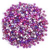 Blinginbox Glass Flatback Rhinestones Crystal Round Gems,Siam AB,SS16/1440pcs,3.8-4.0mm
