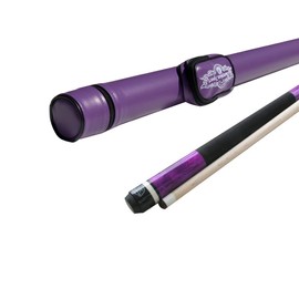 Champion ST8 Purple Pool Cue Stick - 11.75mm Tip, Purple Pool case, Cuetec Glove 20 oz
