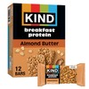 KIND Breakfast Protein Bars, Almond Butter, Gluten Free, Low Sodium,
