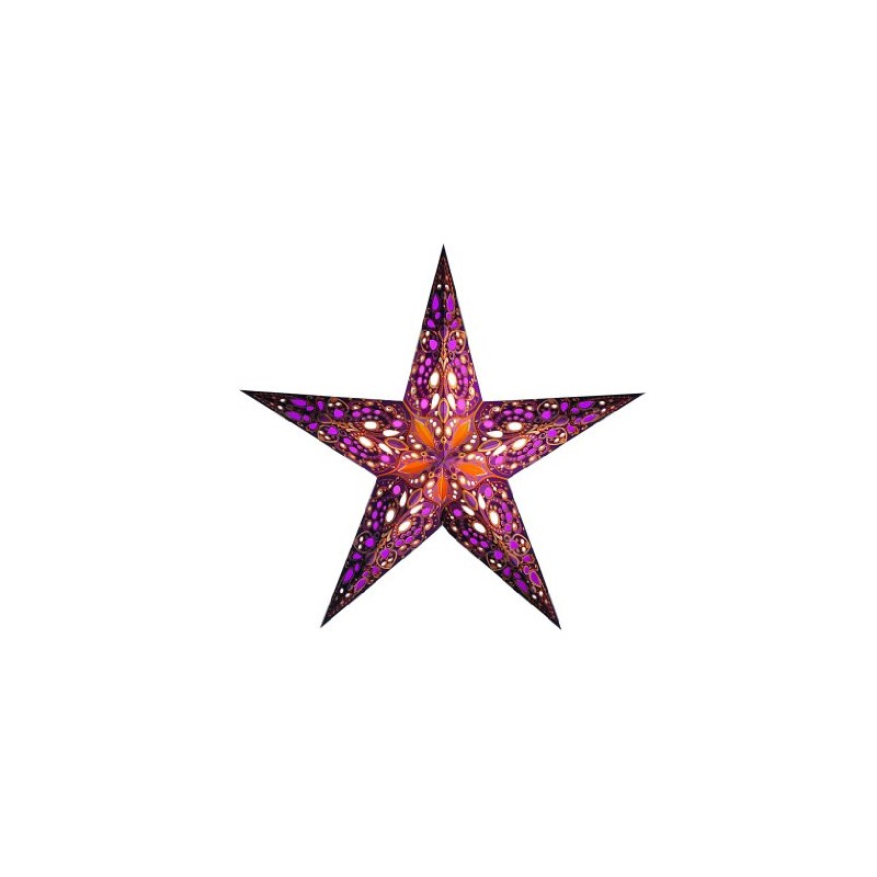 Earth Friendly Starlightz Taj Poinsettia 60 cm EarthFriendly + Wiring
