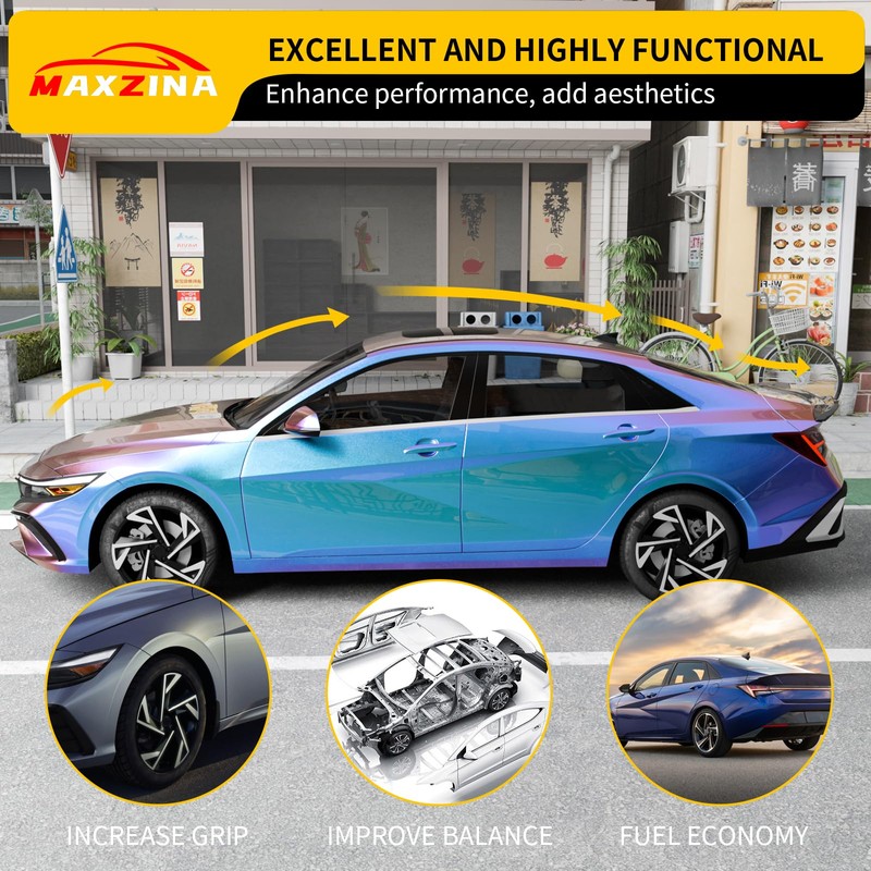 Maxzina Spoiler Wing Compatible with 2021-2025 Hyundai Elantra Sedan Rear