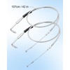 42in Throttle Idle Cable Set Replace 56579-02A Fit for Harley-Davidson