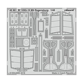 edexyuarudo 1/48 messa-syumitto Bf109G – 10 Etching Parts for (edexyuarudo) For Plastic Model Part edu48961