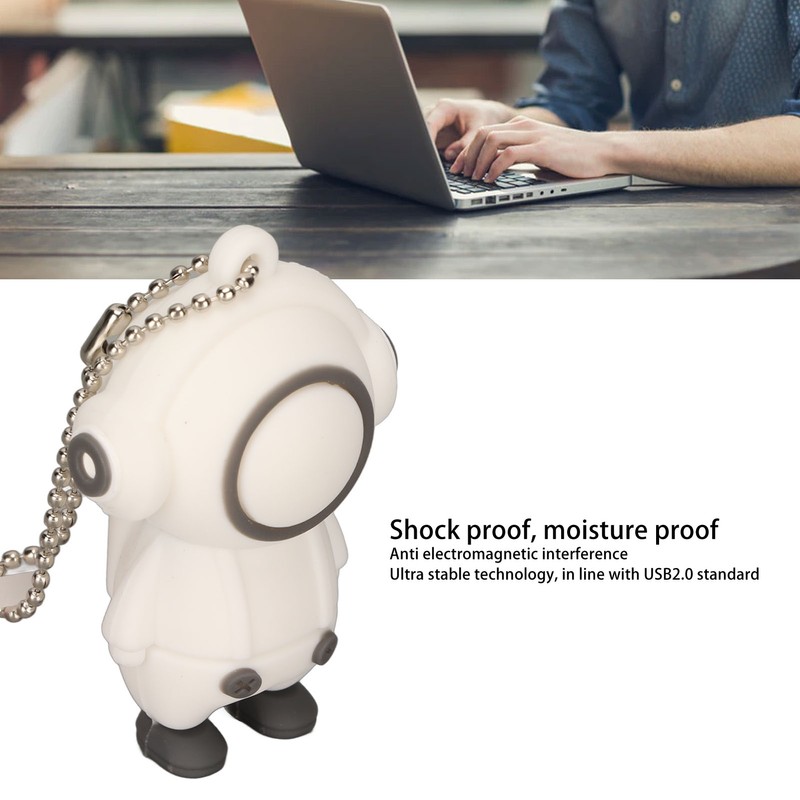 Cartoon USB Flash Drive Cute Cartoon Man Shape Anti Electromagnetic