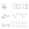 LED Strip Connector, 4-Pin 10 mm Solderless LED Corner Connector
