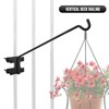 JiaheRuitai Heavy Duty Deck Hook Rail for Hanging Plants,Extension Deck