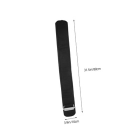 Totority Breathable Waist Support Belt for Fitness Multi Function Back Brace for Lumbar Relief Durable Material for Waist Training and Exercise Black