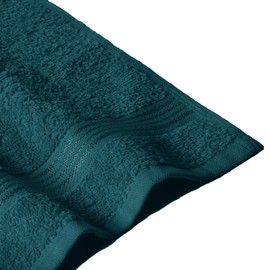 BELIZZI HOME Ultra Soft Cotton Washcloths, Contains 12 Piece Face Cloths 12x12 inch, Ideal for Everyday use Face Towels, Compact & Lightweight Multi Purpose Washcloths - Teal