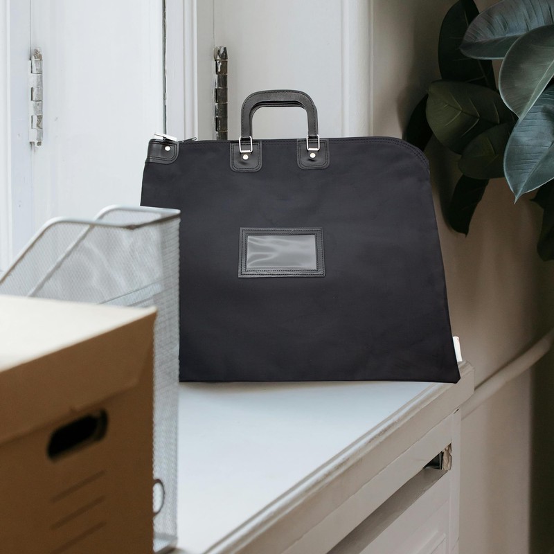Cardinal bag supplies Large Locking Document Bag with Handles, Security