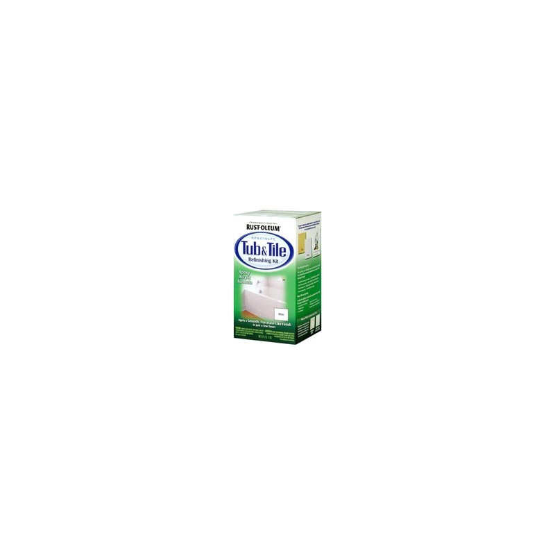 Rust-Oleum Specialty Tub & Tile Refinishing Kit, 32 Oz, White
