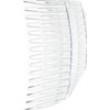 Glitz4Girlz® 4 Pack 7cm Clear Hair Side Combs Slides Grips
