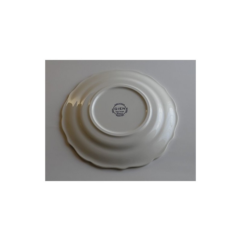 GIEN 1692B6AB Gian Fillet Taupe Dessert Plate