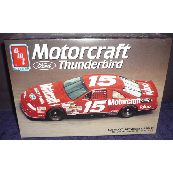 #6162 AMT Geoff Bodine #15 Motorcraft Thunderbird 1/25 Scale Plastic