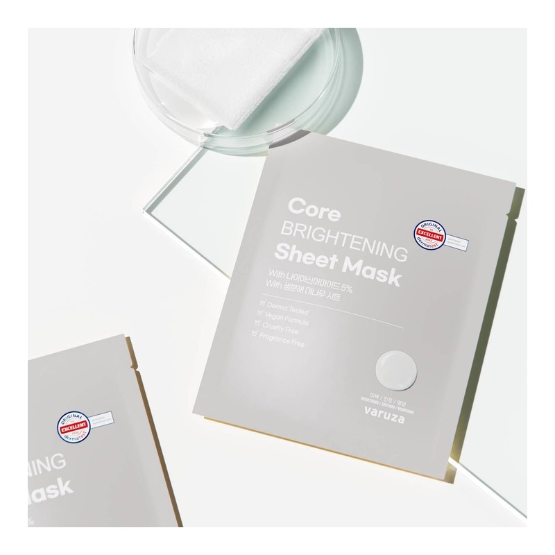 [Vegan + Derma Certified] 10 sheets of radiant whitening mask