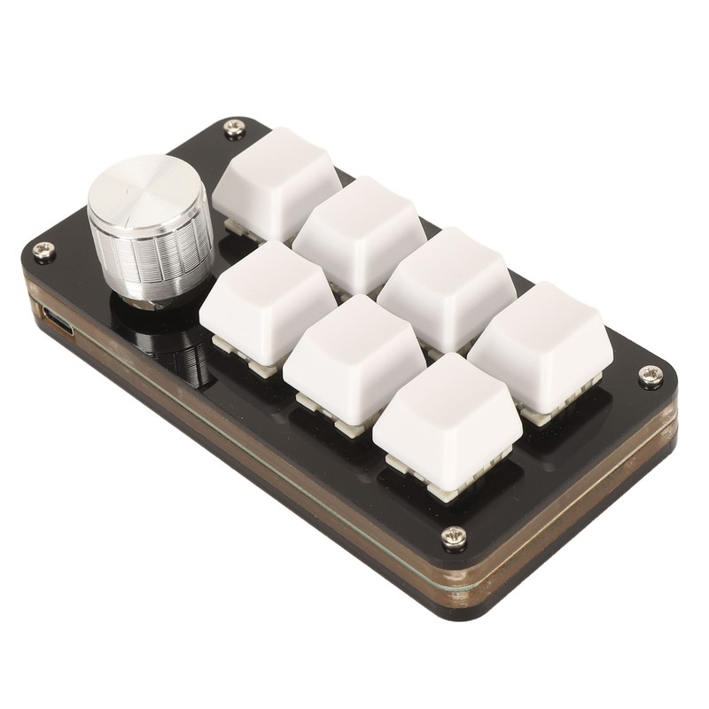 USB Mini 7 Key Keypad with Knob Custom Programming Hot