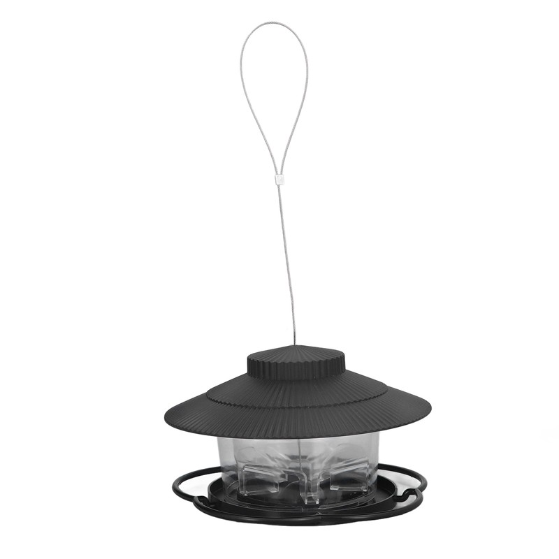 Bird Feeder 1L Durable ABS Easy Filling Transparent Container Portable