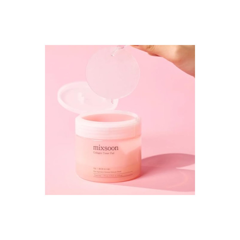 Collagen Toner Pad by Mixsoon for Unisex - 110 Pc