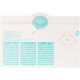 We R Memory Keepers WR71277-0 - Kit de medición para sobres (con perforador, carpeta hueso y tabla de medidas)