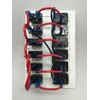 MARINE BOAT WATERPROOF WHITE SWITCH PANEL CIRCUIT BREAKER 6 GANG