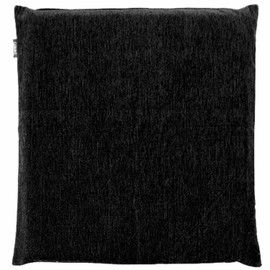 Merry Night Cushion Cover "Dear" Approx. 21.7 x 23.2 inches (55 x 59 cm), Meisen Size, Black, Zipper-Type, Glossy, Lustrous, Corduroy Style, Room Makeover, Japanese and Western Rooms, Washable
