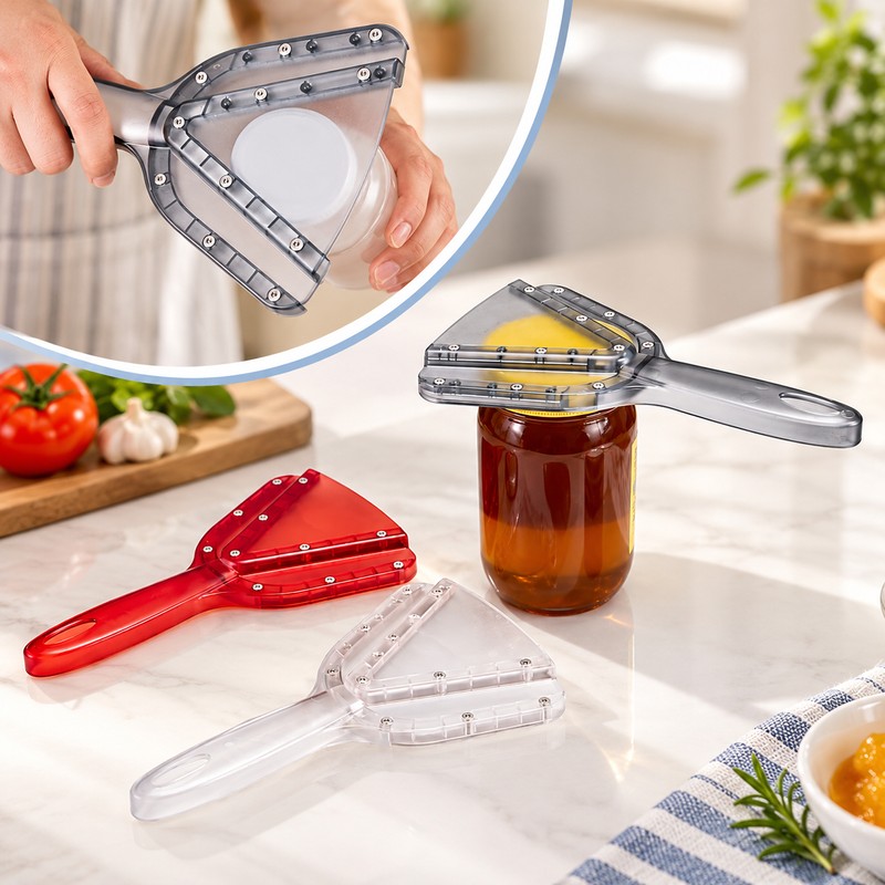 Adjustable Jar Opener for Weak Hands – Easy-Grip Manual Lid