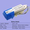 JIAJIESHI Battery Fit for Bissell 2551, 2590, 2593, 2596, CrossWave