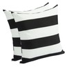FUNHOME Waterproof Outdoor Throw Pillow Covers Set of 2,Home Decor