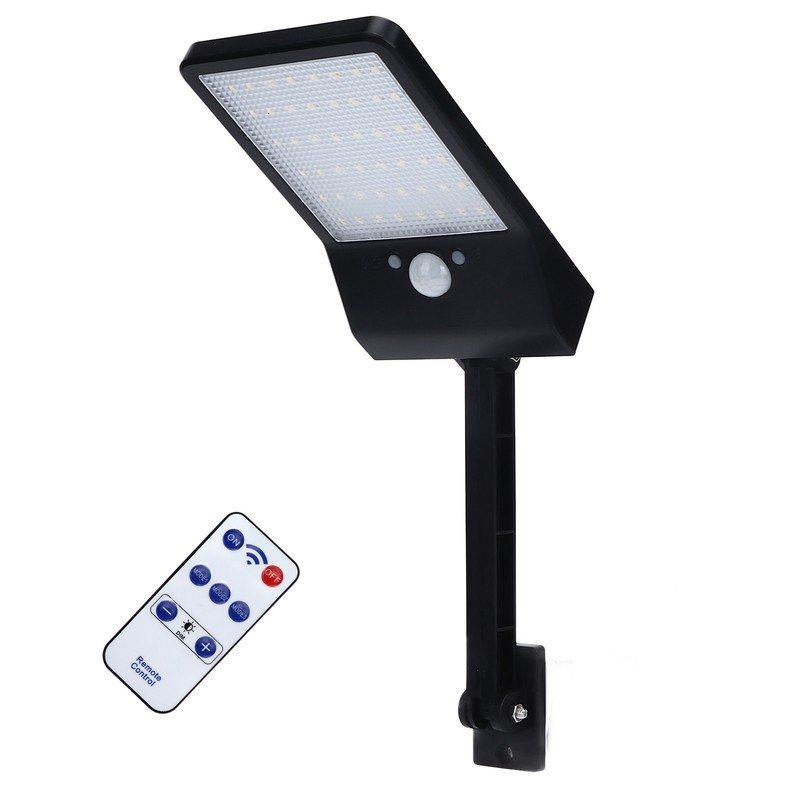 Outdoor Wall Solar Light 48 LEDs Security Motion Sensor Lamp
