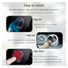 Dickno Bling Car Push to Start Button Cover, Anti Scratch