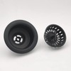 EADOT 3-1/2 Inch Matte Black All Stainless Steel Kitchen Sink