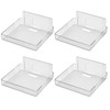 4 Pack Small Floating Shelves, Stick On Wall Mounted Shelf