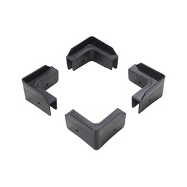 [DIY / Self-use] Ribbed Corner Parts Set for Pladan Case (1 Case WW) (Black)