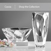 Mikasa Cassia Crystal Glass Vase, 12 Inch