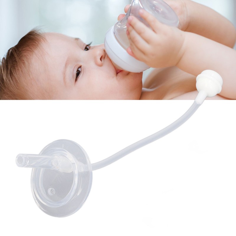 Baby Spout Nipple Straw Soft Leak Proof Feed Training Baby