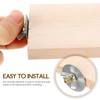 POPETPOP Wooden Hamster Platform Bird Perch : Bird Cage Perch